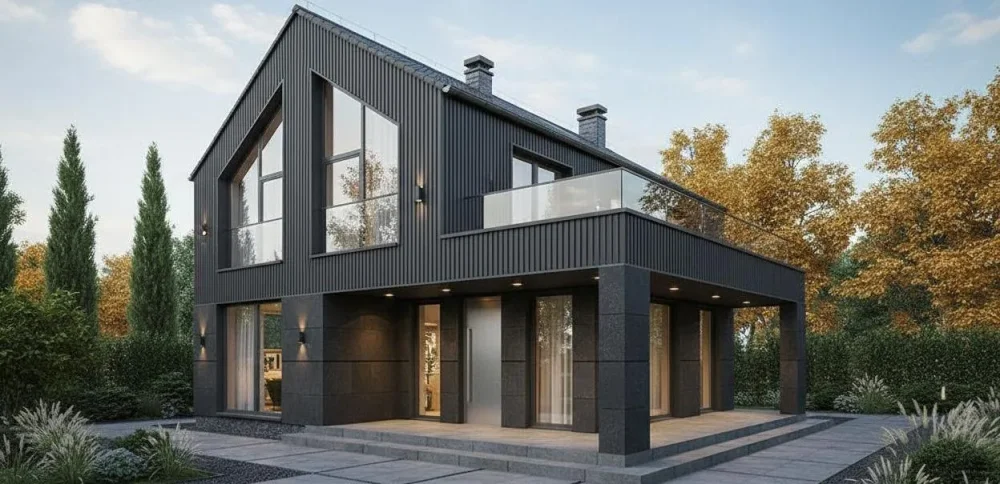 Проект Двухэтажный дом 11 на 19, 198 м2