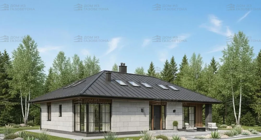 Проект Двухэтажный дом 16 на 13, 174 м2