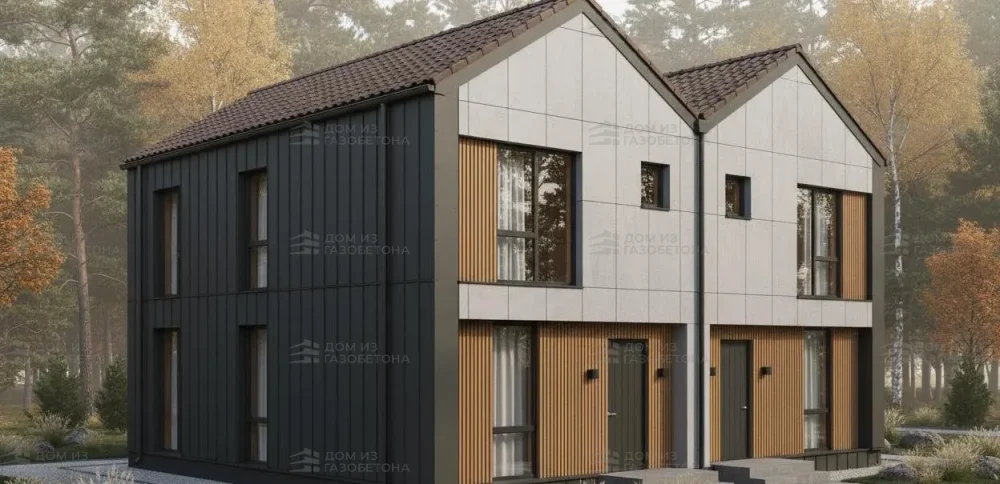 Проект Двухэтажный дом 19 на 12, 146 м2